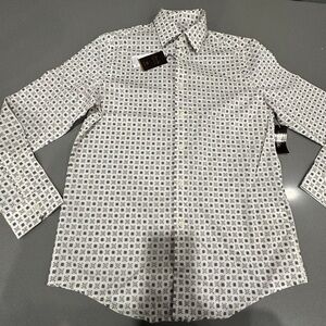 Tasso Elba men’s button up size small